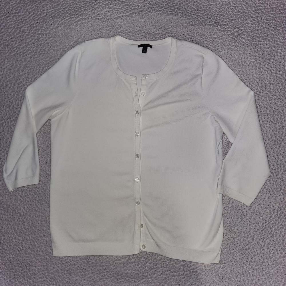 Talbolts Soft Cuddly , Cute White Cardigan - Picture 11 of 15
